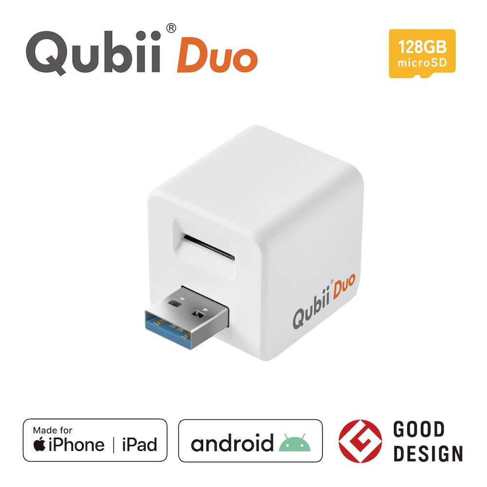 Qubii Duo(USBタイプA) - 128GB microSDセット
