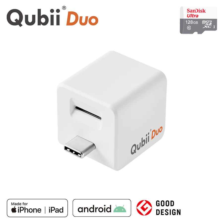 【新品未使用】Qubii Duo USB-C & microSDXC 128GBSandiskカードタイプ