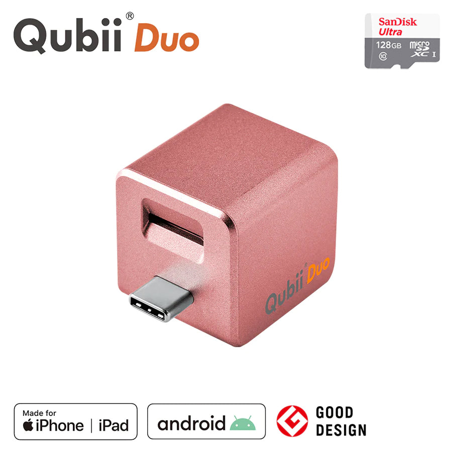 【新品未使用】Qubii Duo USB-C & microSDXC 128GBSandiskカードタイプ