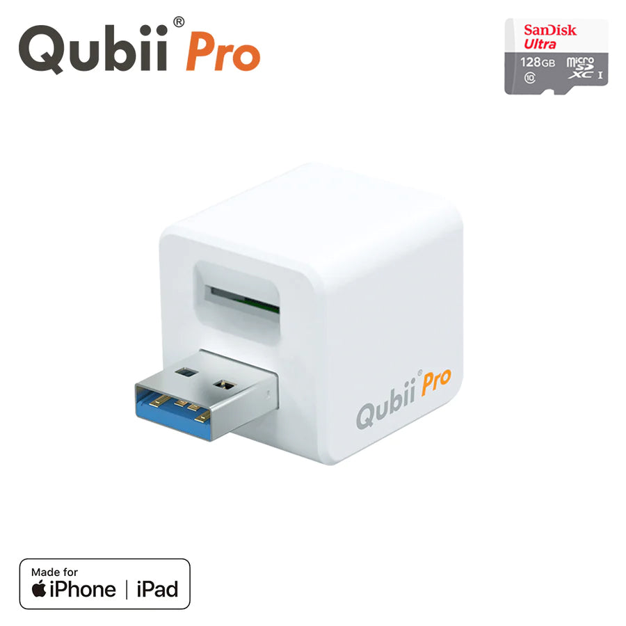 Maktar Qubii Pro グレー 充電しながら自動バックアップ iphone usb