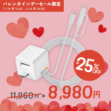 【限定】Qubii Duo（USBタイプC）＋USBケーブル(C to C/Lightning)セット