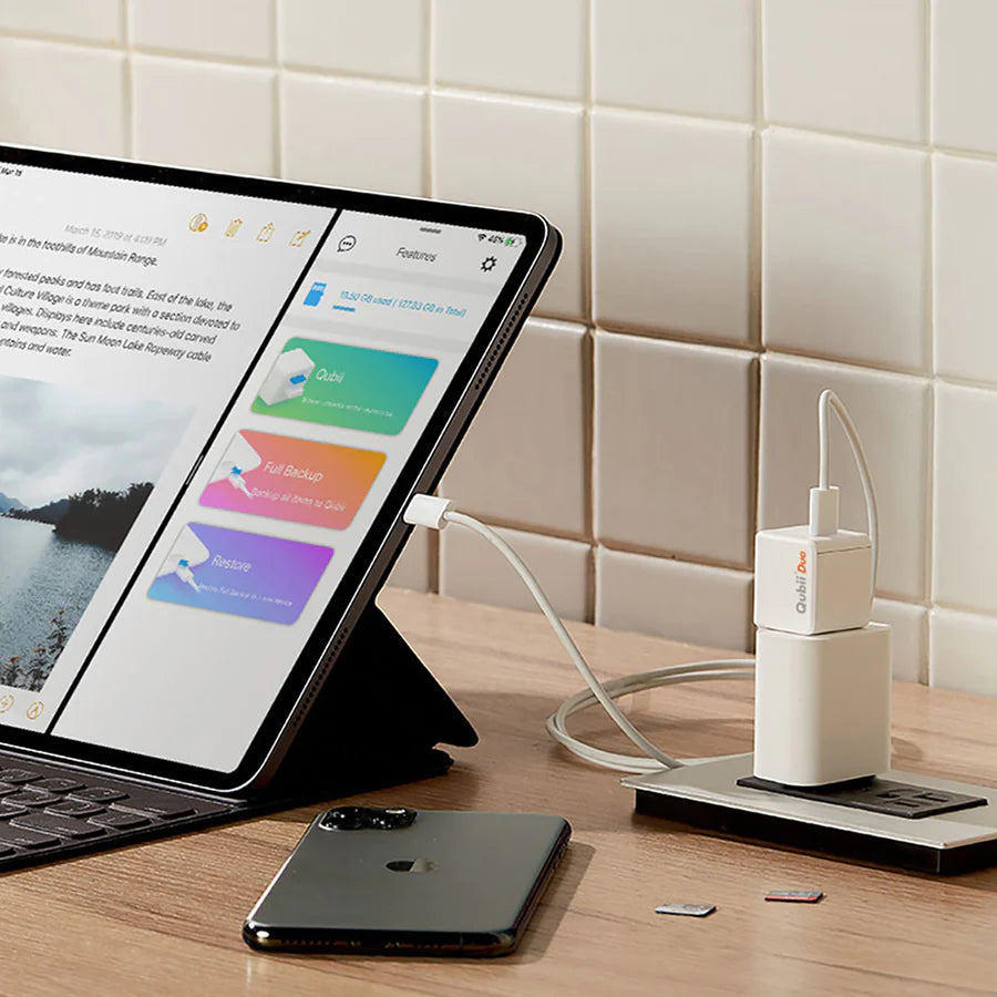 Qubii Duo(USBタイプC)- 1TB microSDセット – Maktar Japan Qubii Duo(USBタイプC)- 1TB microSDセット – Maktar Japan