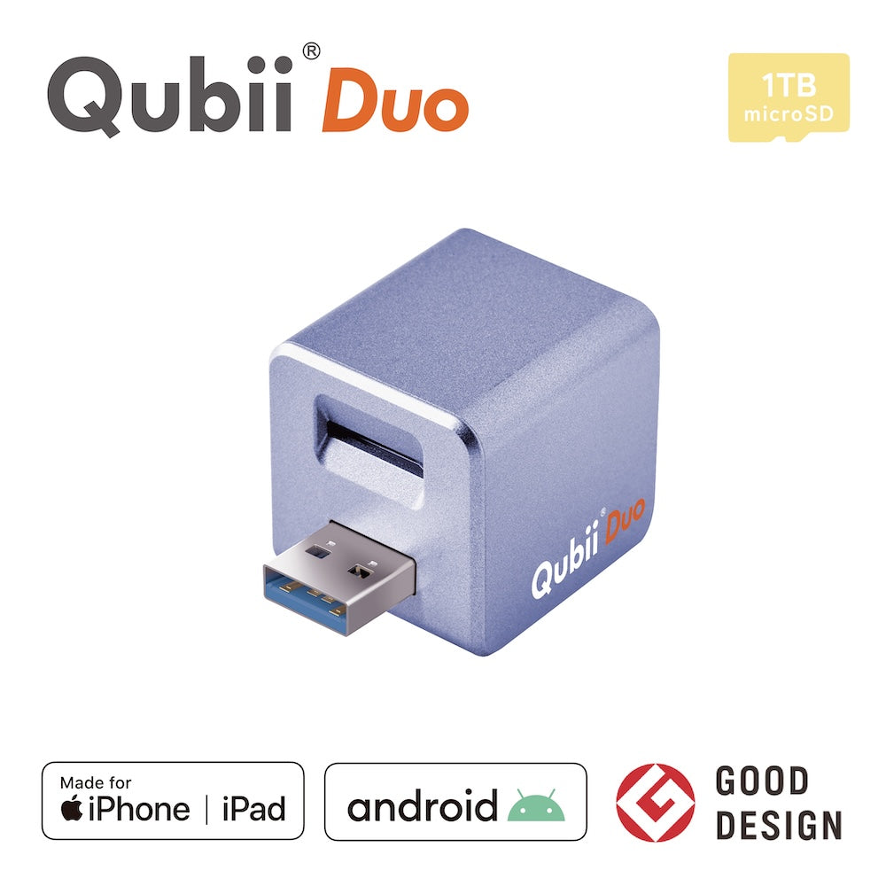 Qubii Duo（USBタイプA） - 1TB microSDセット