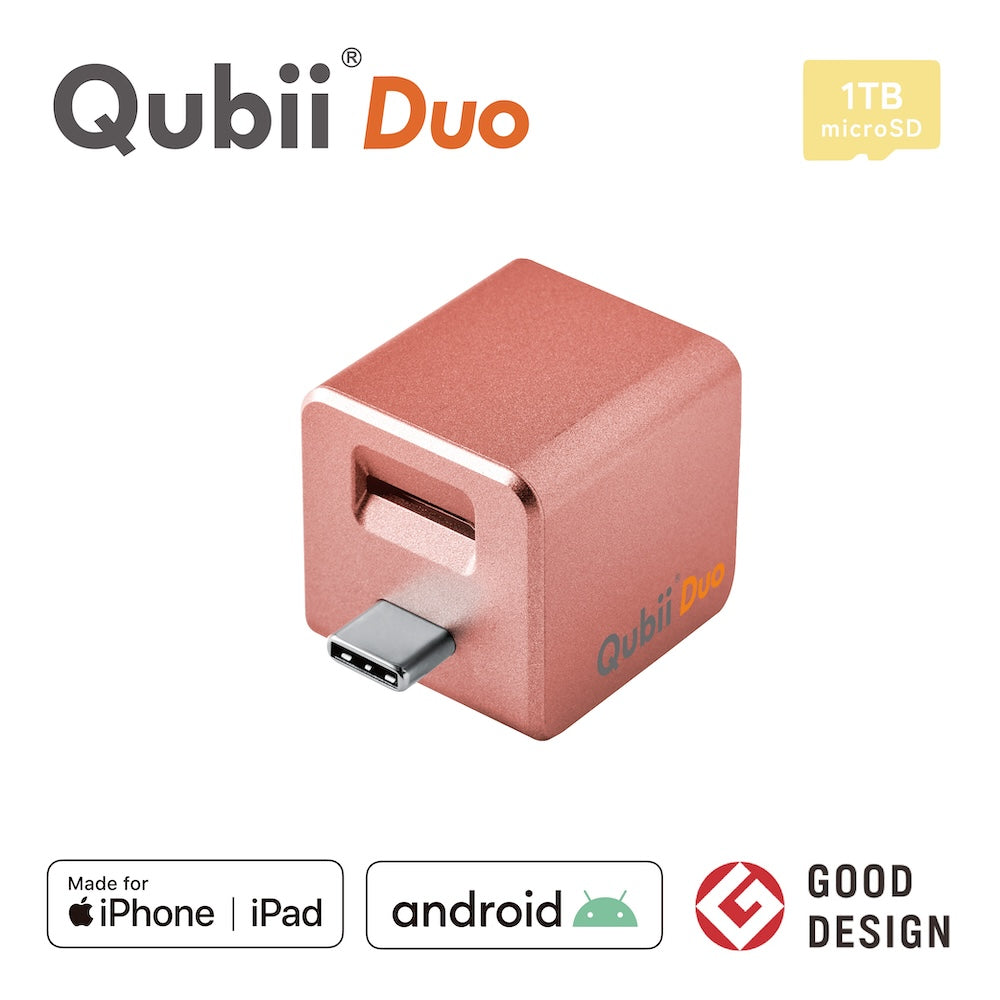 Qubii Duo（USBタイプC）- 1TB microSDセット
