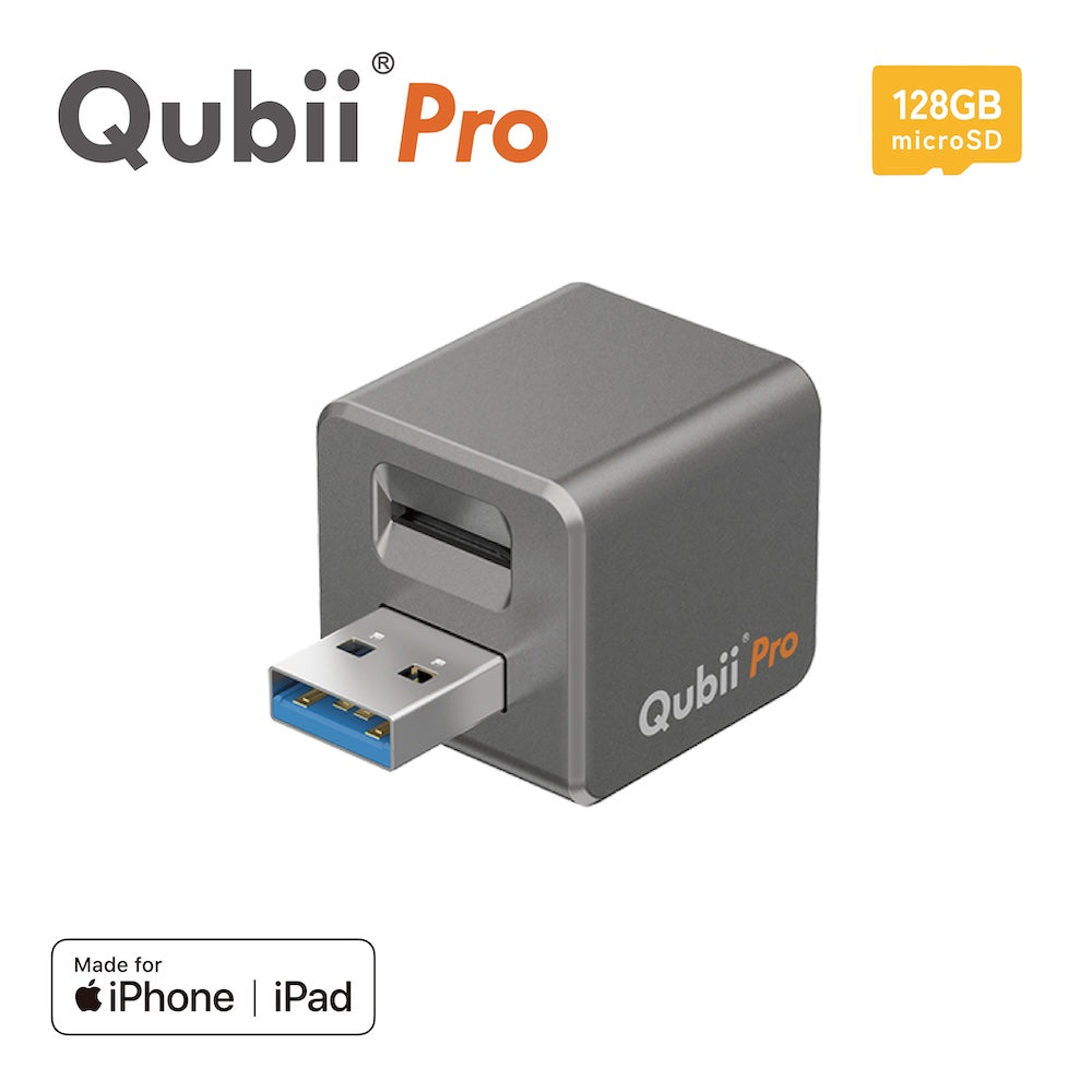 Qubii Pro グレー Qubii Pro - 128GB microSDセット – Maktar Japan