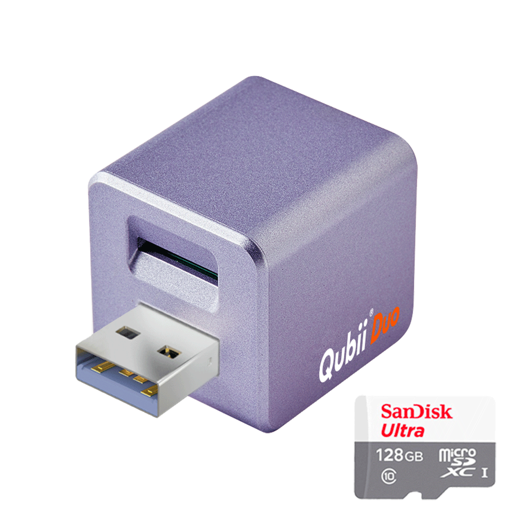 Qubii Duo（USBタイプA） - 128GB microSDセット
