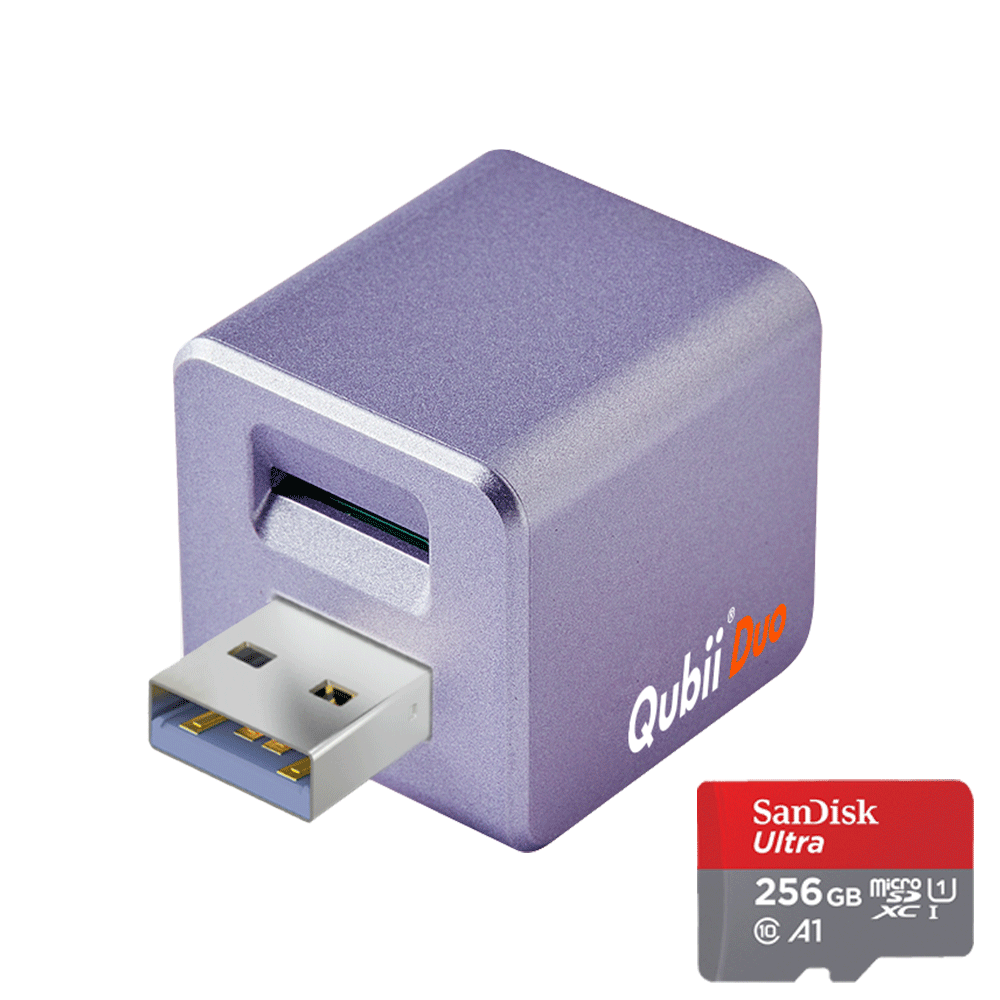 Qubii Duo（USBタイプA） - 256GB microSDセット