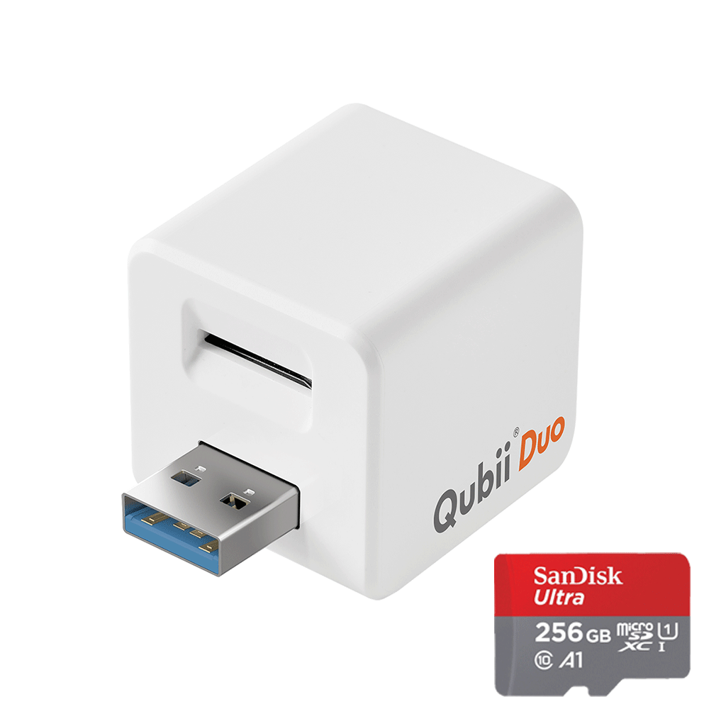 Qubii Duo（USBタイプA） - 256GB microSDセット