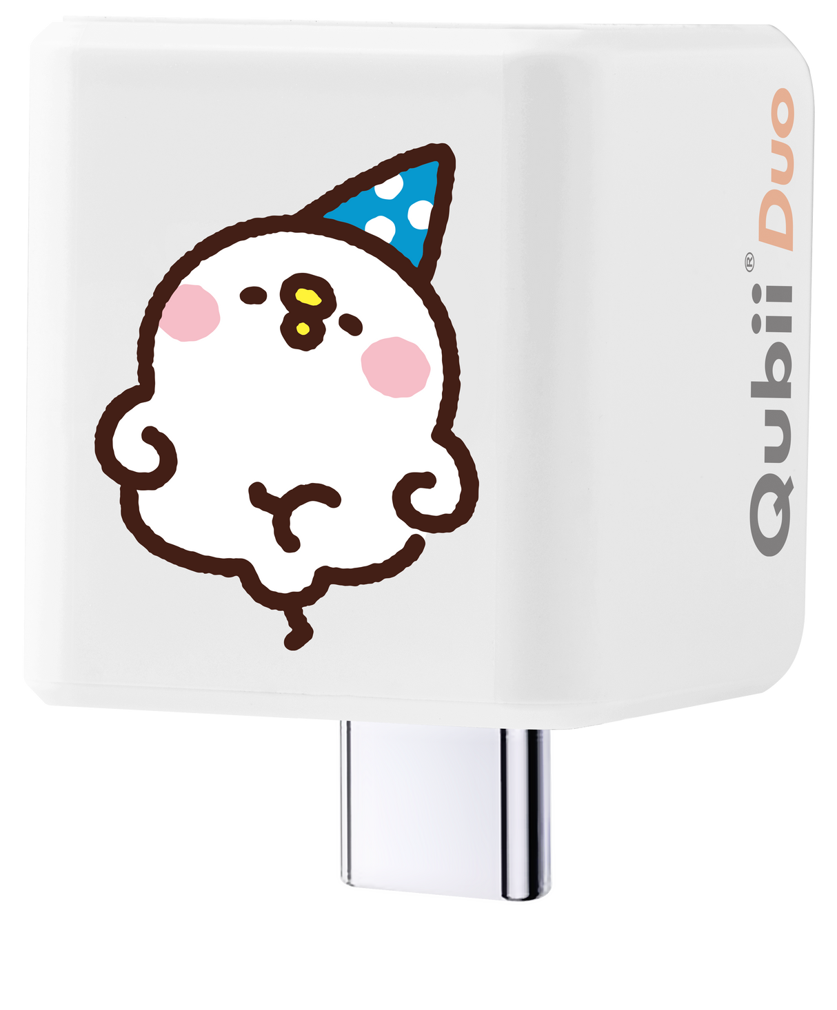 Qubii Duo (USBタイプC) / 20W充電器 / 充電ケーブル / 128GB microSDセット 【カナヘイの小動物コラボモデル】